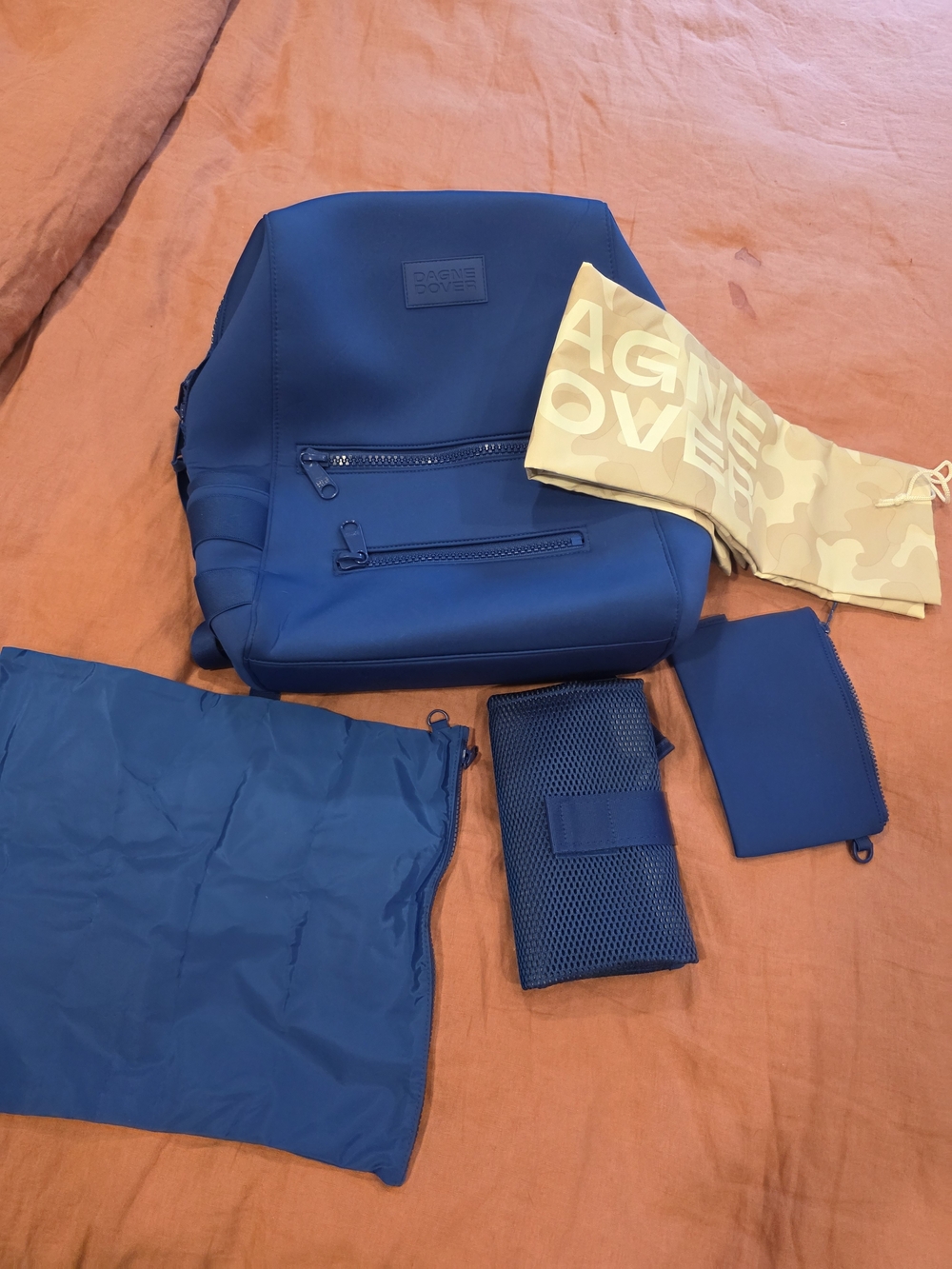 Dagne Dover Indie Diaper Bag w/ Accessories - Blue
